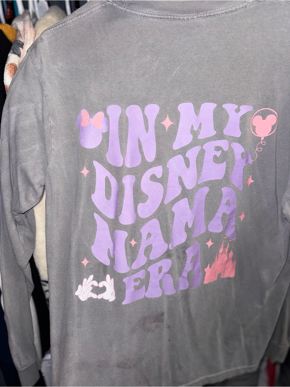 IN MY DISNEY MAMA ERA Long Sleeve Tee